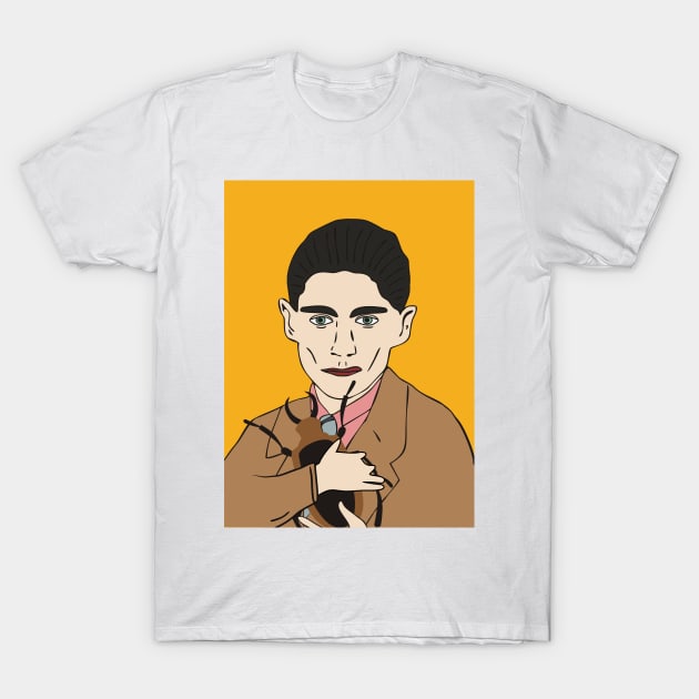 Franz Kafka T-Shirt by grekhov